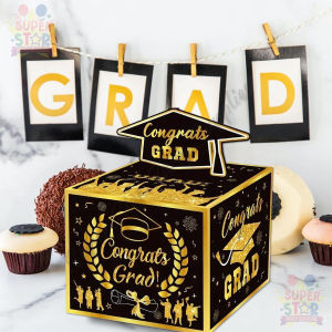 Black Gold Birthday Money Box For Cash Pull-Out Surprise Gift Box Funny Money Gift Ideas For Friends Giving & Special Celebrations Birthday Gift Box Packaging Surprise Box