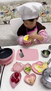 COD Kitchen Toys for Girls Mini Real Cooking Set Toys Ketchen Toys