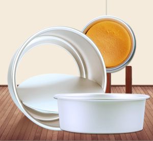 [GIÁ TỐT] Khuôn bánh bông lan tròn đế rời 6inch 8inch