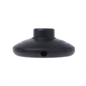 DBP1099 Round Foot 1pcs Black In-line Lamp Push Power Plastic Foot Switch Foot Pedal Push Switch Lighting Switch Pedal Light Switch