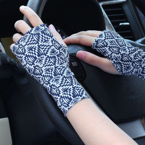 Xu hướng Găng tay hở ngón cưỡi golf thể thao ngoài trời trình diễn thời trang ngón tay găng tay