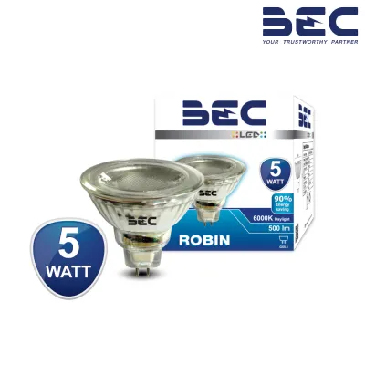 BEC หลอดไฟ LED MR16 รุ่น ROBIN ขนาด 5W และ 7W ขั้ว GU5.3