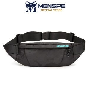 MENSPE Sports Waist Pack Bag Men’s Waist Belts Bag Cross Body Bag Chest Bag Adjustable Running Pouch Women Waterproof Crossbody Bag Money Phone Waist Fanny Pack Jogging Belt Fanny Pack for Workouts Sports Outdoor