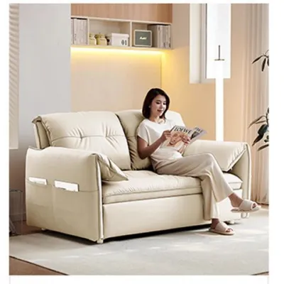Scratch Proof Folding Sofa Bed Space Saving Pull Out Couch for Small Apartment Living Room 2 in 1 Convertible Single/Double Sleeper with Cat Claw Resistant Fabric + Free Shipping