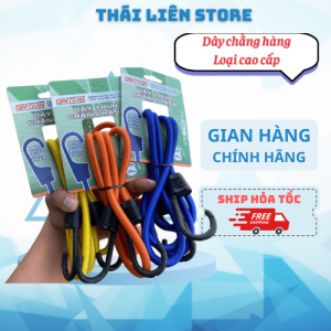 Dây ràng cao cấp Daravin Dây chằng hàng cao cấp dây ràng hàng móc nhựa lõi thép đa dạng chiều dài 80-100-200-300-400cm (giao màu ngẫu nhiên)