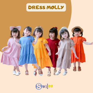 Dress Anak Smilee Molly Mix Warna Size 1 5 Tahun