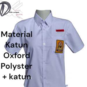 NEW  BAJU PUTIH SMP LENGAN PENDEK BAHAN OXFORD SERAGAM SEKOLAH ANAK LAKI LAKI BAJU PUTIH SMP COWOK