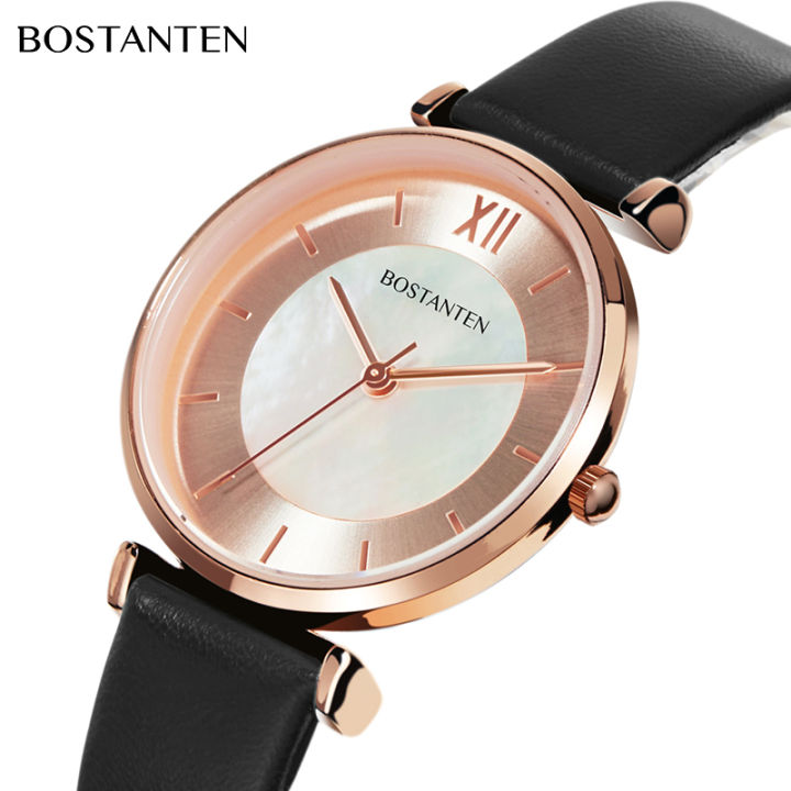 Bostanten jam tangan wanita terbaru 2021 Tahan Air Asli Retro