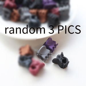 MIAOYA Fashion Jewelry Shop 3 PICS กิ๊บติดผมสำหรับสุภาพสตรี ชุดเครื่องประดับผมอะคริลิคสำหรับนักเรียน ของขวัญวันเกิดที่สวยหรู