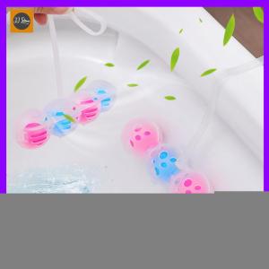 Tandas Pewangi Hanging Toilet Ball Freshener Flower Fragrance Bathroom Deodorizer Antibacterial  Bubble Cleaning 马桶清洁球