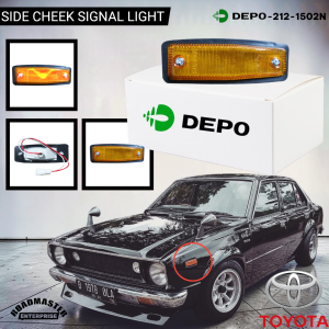 Toyota Corolla KE30 1974 to 1980 Side Cheek Signal Light Original DEPO Brand 1pc 212-1502N ( car accessories )