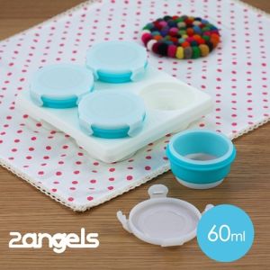 2Angels Silicone Baby Food Storage Cup 60ml - Peralatan Makan Anak