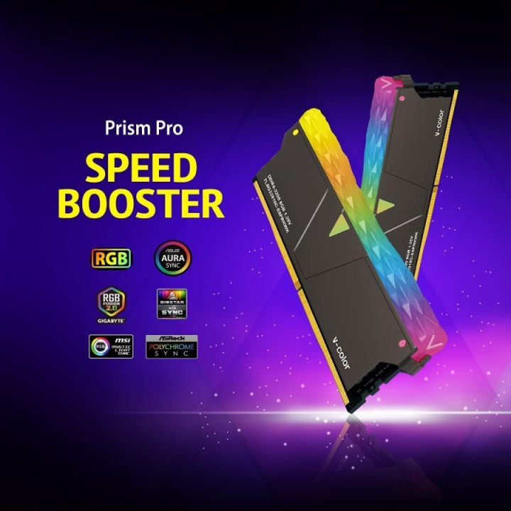 V-COLOR PRISM PRO RGB DDR4 16GB (2x8GB) 3200MHz | Lazada Indonesia