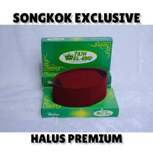 Peci SONGKOK Merah Maroon AC KOPIAH MERAH Peci Betawi Polos Peci Dewasa dan Peci Anak TAJH EL ABID