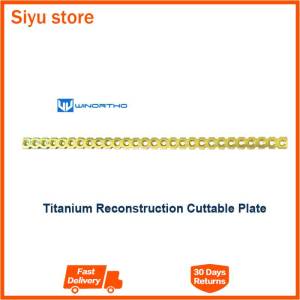 1.5/2.0/2.4/2.7mm Pet orthopedic equipment reconstruction compression bone plate small animal internal fixation alloy bone plate cutting and bending pure titanium