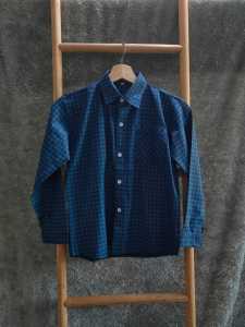 P2 JOLIE/BISA COD/Kemeja Kotak Anak/Kemeja Anak Bts Dan Celestial Lengan Panjang/Fashion Anak/Ideal 4-17 thn/S M L XL