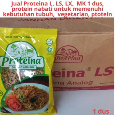 Jual Proteina L LS LX MK 1 dus dengan protein 45% protein nabati untuk memenuhi kebutuhan tubuh vegetarian