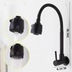 Vòi Nước Bồn,Vòi Bếp Nước Lạnh Gắn Tường/Đứng Với Hai Chế Độ Phun