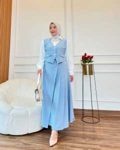 BEST SELLER Avika Set Rok Wanita Set Muslim Wanita Terbaru Setelan Wanita Baju Set Wanita