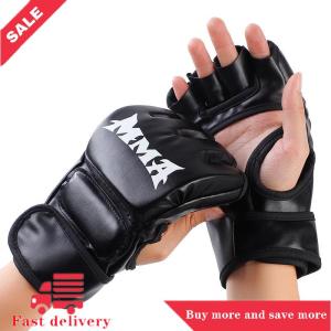 [COD] Găng tay đấm bốc Găng tay nửa ngón tay dày găng tay người lớn đấm bao cát chiến đấu Găng tay chiến đấu
