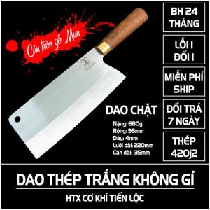 Dao nhà bếp chuyên chặt A1 thép trắng không gỉ được rèn từ thép 420J2 của Nhật