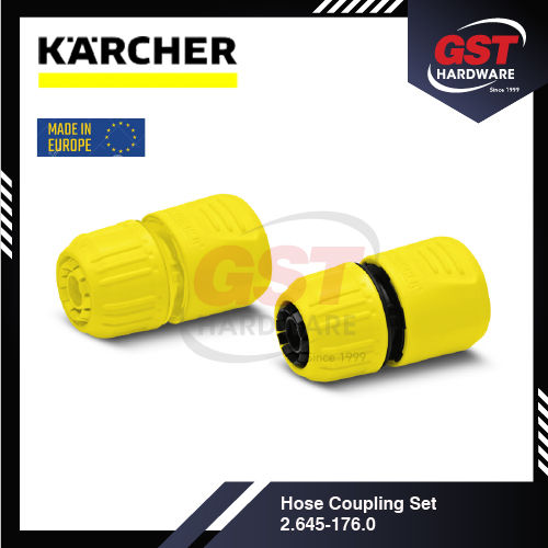 Karcher Hose Connector Set 1/2" and 5/8" Water Hose Connector Pipe