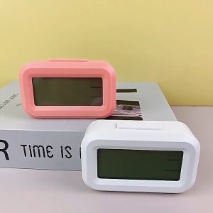 JAM Digital Smart Temperature Snooze Alarm Student LCD Mute Backlight Clock Jam Meja Tidur Bilik