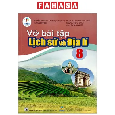 Fahasa - Vở Bài Tập Lịch Sử Và Địa Lí 8 (Cánh Diều) (Chuẩn)