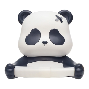 Kids Panda Toilet Paper Holder Resin Wall Mounted Dispenser Decorative Paper Dispenser Upgrades for Bathroom Decoration