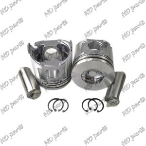 4 PCS Diesel Engine Parts S4D106-2S 4D106 4TNV106 Piston 123907-22081 YM723907-11100 723907-11100 Piston With Pin For Yanmar