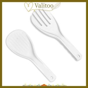 [Valitoo] Large Rice Spoon Plastic Meal Spoon Non Stick Kitchen Gadgets Hand Roll Spoons Rice Shovel Kitchen Supplies Thickened Rice Fork