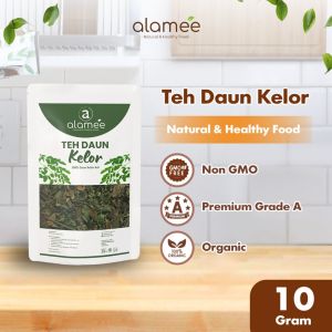 ALAMEE Teh Daun Kelor Tea Bunga Herbal Alami Organic Natural Non Msg Siap Seduh 25gr