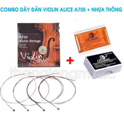 Chính Hãng Alice A705 - Bộ 4 Dây Đàn Violin (Vĩ Cầm) Giá Rẻ - Thăng Long Music