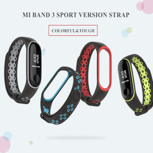 NEEKFOX Mi Band 3 4 Strap Bracelet Wrist Strap for Xiaomi Mi Band 3 4 Accessories Smart Bracelet Sport Silicone Strap for Mi Band 3 Mi Band 4