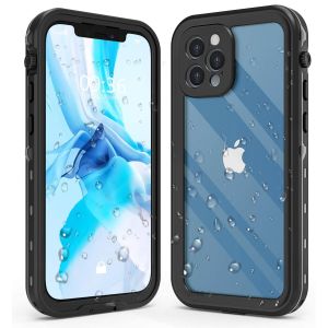 for iPhone 18 Pro Max/17 Pro Max/17 Air/17e/16 Pro Max/16E/15 Pro Max/14 Pro Max/13 Pro Max/12 Pro/12 Mini/11 Pro Max/XS Max Waterproof Case Built-in Screen Protector IP68 Sealed Full Body Protective Shockproof Dustproof Cover