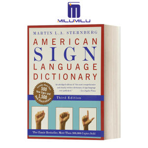 American Sign Language Dictionary Third Edition Paperback by Martin L.A. Sternberg Original English Books