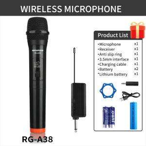RAYHAYES RG-238S Wireless Microphone Dual Handheld UHF Professional Karaoke microphone for videoke