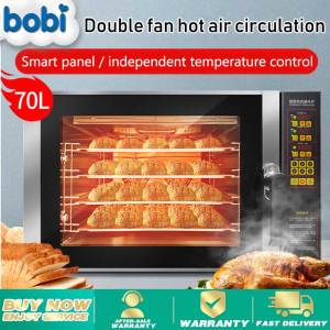 BOBI Intelligent hot air circulation furnace commercial 4-plate oven for rapid heating with humidification function