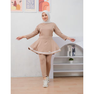 One Set Jersey Zumba Tenis Olahraga - Setelan Rok Legging Dewasa Terbaru