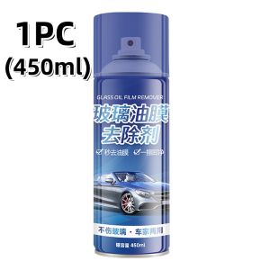 Car windshield cleaner oil film car glass cleaner spray stain remover for car window headligth acid rain remover rapid degreasi deep cleaning polishing glass improves clarity watermarks remover all in one foam washash