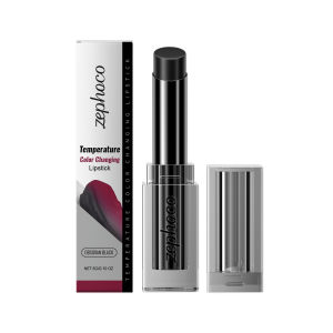 zephoco Obsidian Color-Changing Lipstick Gentle moisturizing and hydrating lip balm that reduces lip lines and cares for soft and tender lips