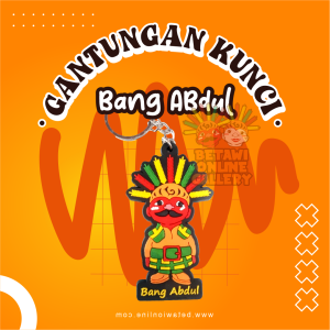 Gantungan Kunci Ondel Ondel Motif Maskot Betawi Online