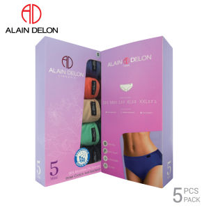 ALAIN DELON Women Microfiber Spandex Mini Underwear (5 Pcs) ADL20237-M5