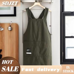 SDJZT Tạp dề nhà bếp khi nấu ăn thoáng khí bền bỉ tạp dề đeo ngang hông cho người lớn chống bám bẩn chất liệu mềm mại trang phục làm việc nhà hàng dùng trong gia đình