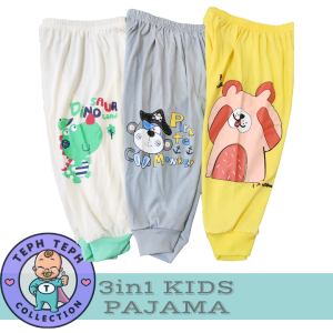 3in1 cotton pajama for kids random designs (mallpullout)
