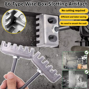 Quick Square Hole Punch Multi-function Square Hole Socket Sloter Portable Rectangle Slot Tool Concrete Hole Bit