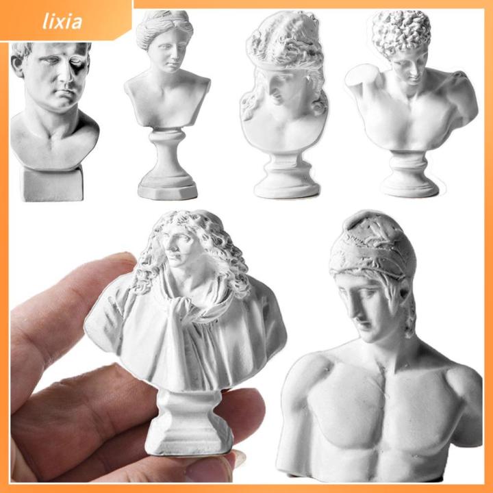 Plaster Bust Sculpture Nordic Style Home Decor Drawing Practice Crafts ...