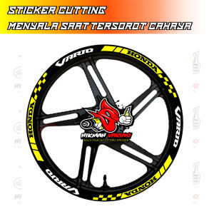 Stiker Sticker Velg All New Vario 1set| Lis Velg Vario bisa COD