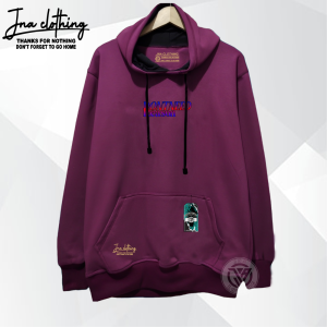 Sweater Hoodie Tebal Distro Premium Pria Wanita Size M - XXL Sablon DONTNEED REASON Terpopuler 2024