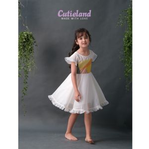 Cutieland - Đầm bé gái tơ Gothic